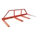 Forklift truck attachment fork spreader
